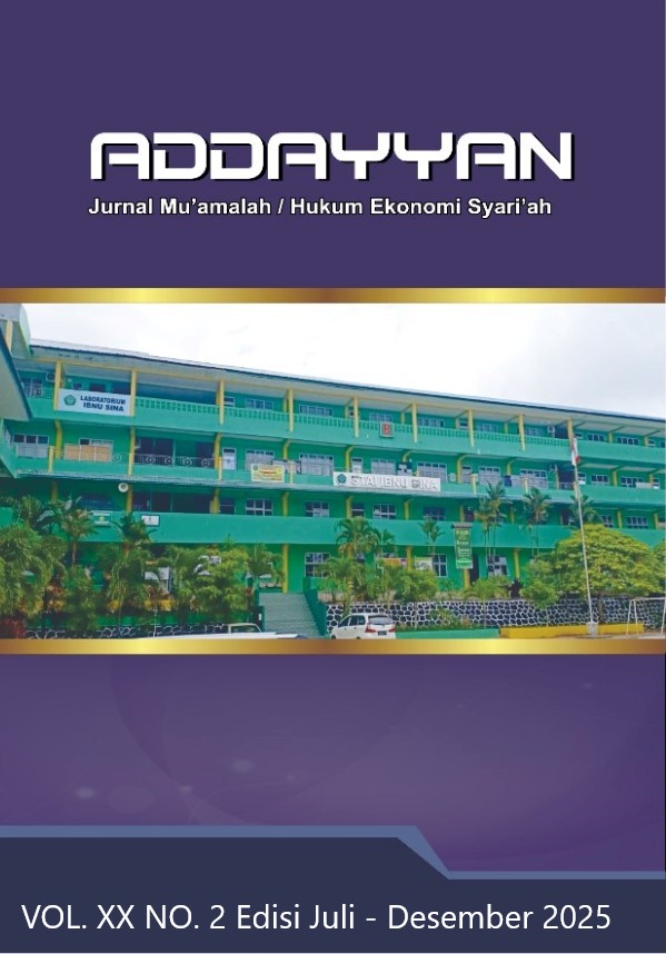 					View Vol. 20 No. 2 (2025): Jurnal Addayyan
				